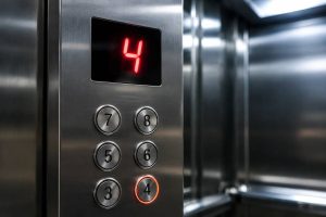 نمایش اشتباه طبقه در آسانسور